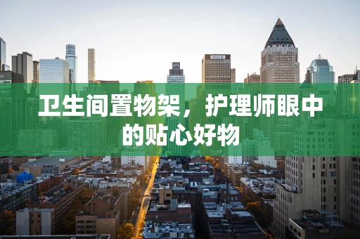 卫生间置物架，护理师眼中的贴心好物