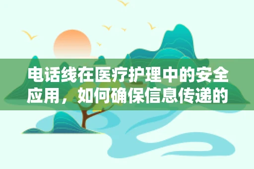 电话线在医疗护理中的安全应用，如何确保信息传递的准确性？