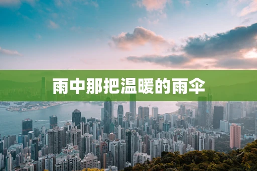 雨中那把温暖的雨伞