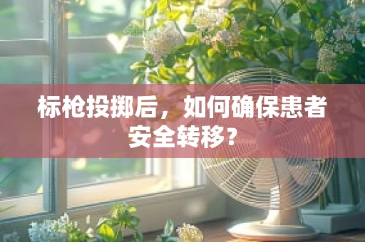 标枪投掷后，如何确保患者安全转移？