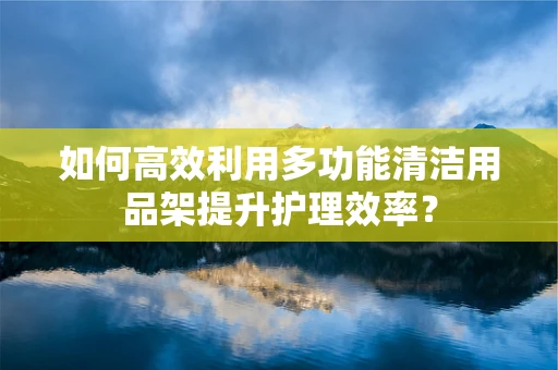 如何高效利用多功能清洁用品架提升护理效率？