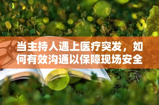 当主持人遇上医疗突发，如何有效沟通以保障现场安全？