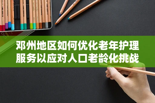 邓州地区如何优化老年护理服务以应对人口老龄化挑战？