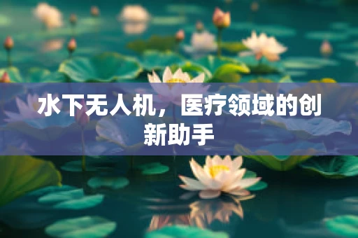 水下无人机，医疗领域的创新助手