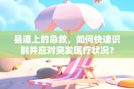 县道上的急救，如何快速识别并应对突发医疗状况？