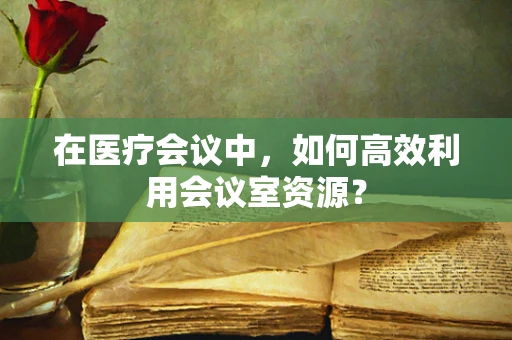 在医疗会议中，如何高效利用会议室资源？