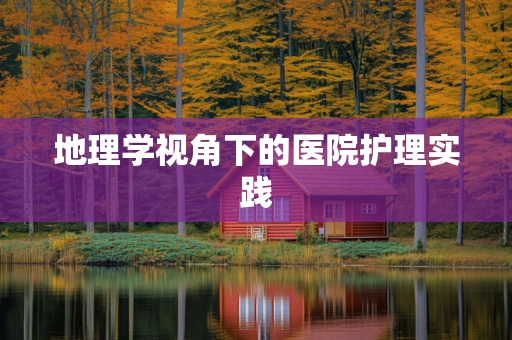 地理学视角下的医院护理实践