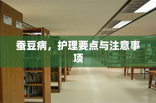 蚕豆病，护理要点与注意事项
