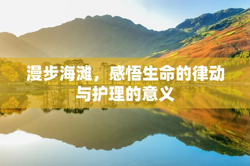 漫步海滩，感悟生命的律动与护理的意义