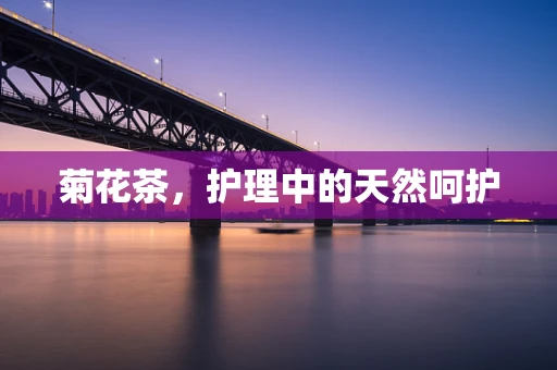 菊花茶，护理中的天然呵护
