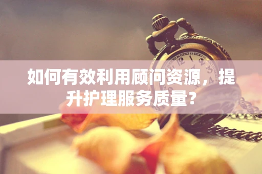 如何有效利用顾问资源，提升护理服务质量？