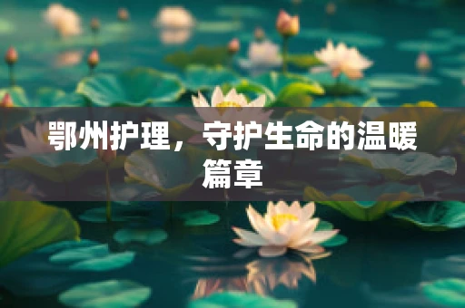 鄂州护理，守护生命的温暖篇章