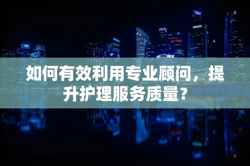 如何有效利用专业顾问，提升护理服务质量？