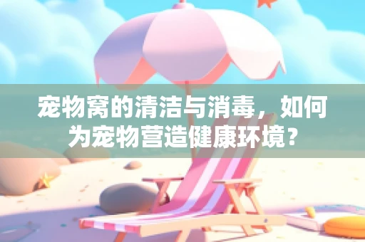宠物窝的清洁与消毒，如何为宠物营造健康环境？