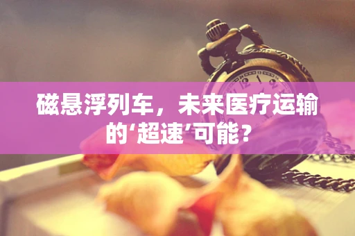 磁悬浮列车，未来医疗运输的‘超速’可能？