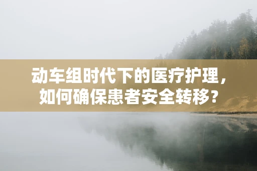 动车组时代下的医疗护理，如何确保患者安全转移？