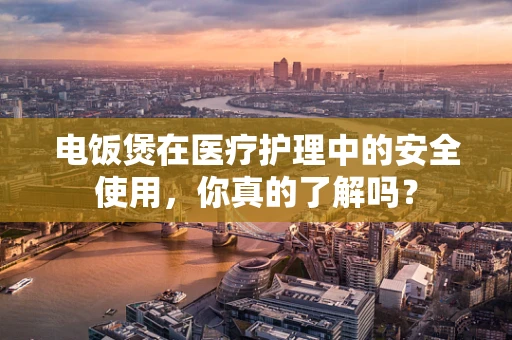 电饭煲在医疗护理中的安全使用，你真的了解吗？