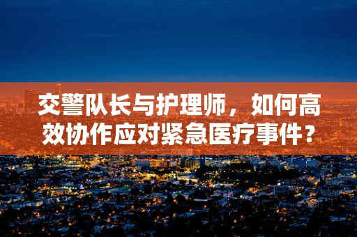 交警队长与护理师，如何高效协作应对紧急医疗事件？
