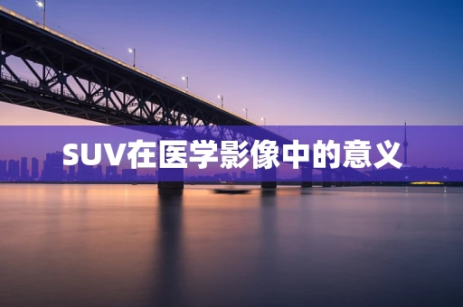 SUV在医学影像中的意义