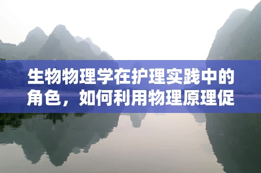 生物物理学在护理实践中的角色，如何利用物理原理促进患者康复？