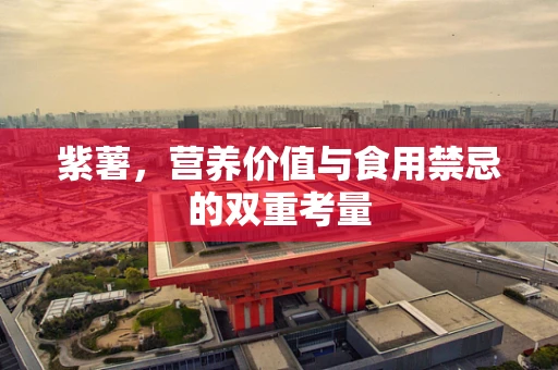 紫薯，营养价值与食用禁忌的双重考量