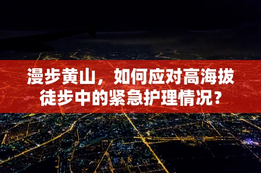漫步黄山，如何应对高海拔徒步中的紧急护理情况？