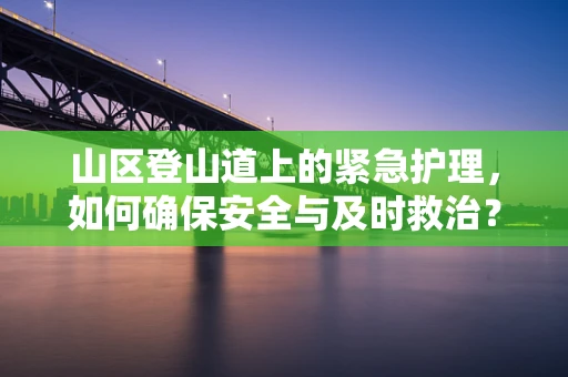 山区登山道上的紧急护理，如何确保安全与及时救治？