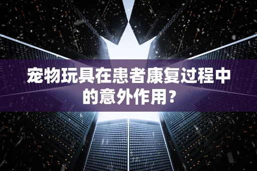 宠物玩具在患者康复过程中的意外作用？