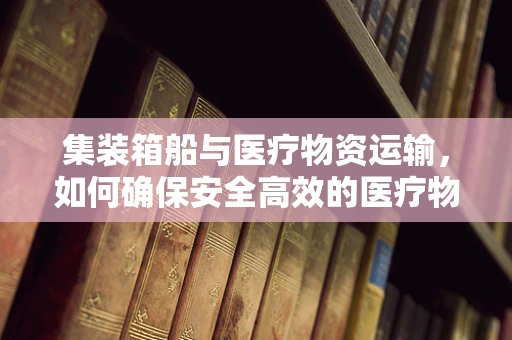 集装箱船与医疗物资运输，如何确保安全高效的医疗物资转运？