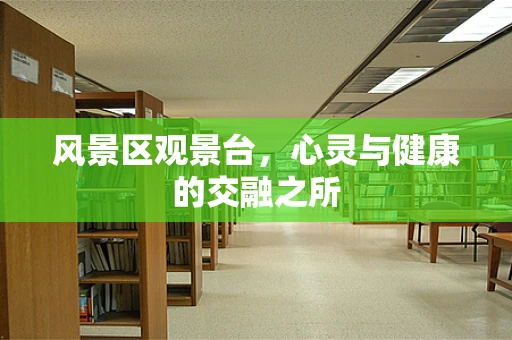 风景区观景台，心灵与健康的交融之所