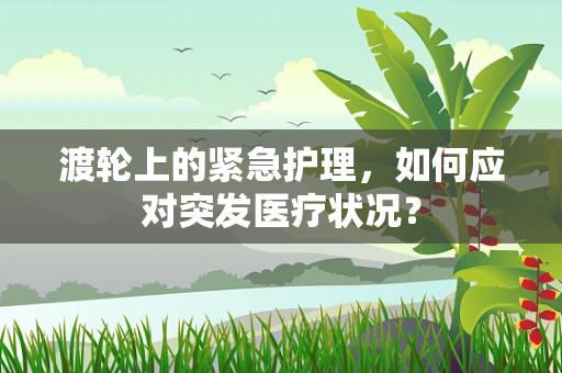 渡轮上的紧急护理，如何应对突发医疗状况？