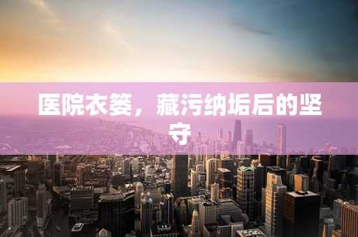 医院衣篓，藏污纳垢后的坚守