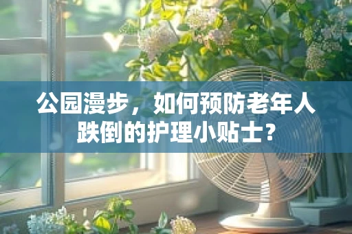 公园漫步，如何预防老年人跌倒的护理小贴士？