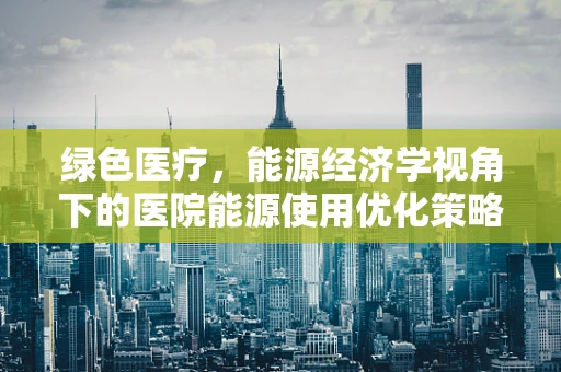 绿色医疗，能源经济学视角下的医院能源使用优化策略