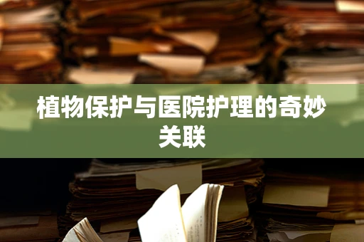 植物保护与医院护理的奇妙关联