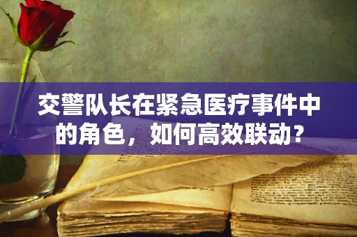 交警队长在紧急医疗事件中的角色，如何高效联动？