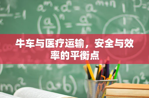 牛车与医疗运输，安全与效率的平衡点
