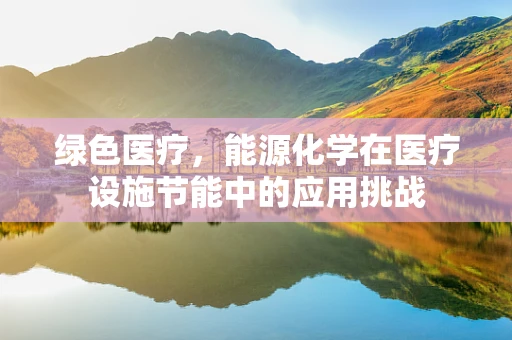 绿色医疗，能源化学在医疗设施节能中的应用挑战