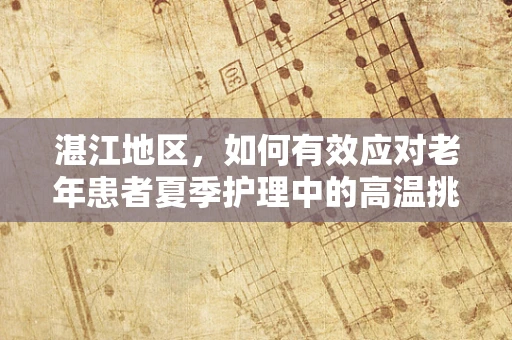 湛江地区，如何有效应对老年患者夏季护理中的高温挑战？