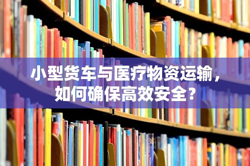 小型货车与医疗物资运输，如何确保高效安全？