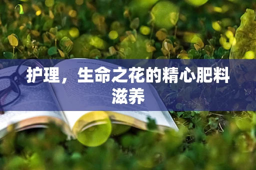 护理，生命之花的精心肥料滋养