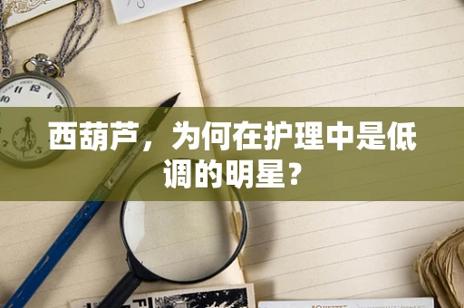 西葫芦，为何在护理中是低调的明星？