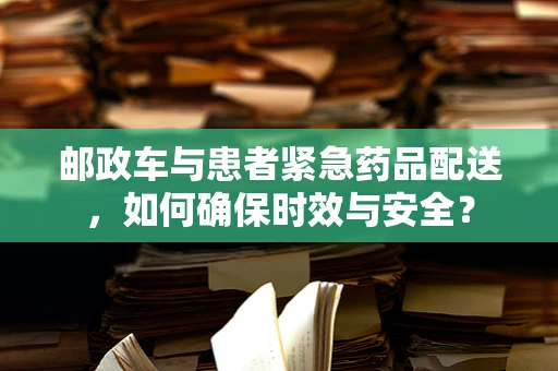 邮政车与患者紧急药品配送，如何确保时效与安全？