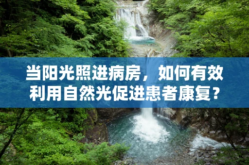 当阳光照进病房，如何有效利用自然光促进患者康复？