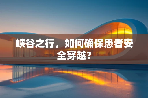 峡谷之行，如何确保患者安全穿越？