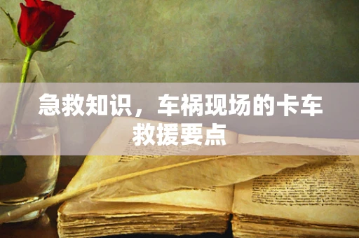 急救知识，车祸现场的卡车救援要点