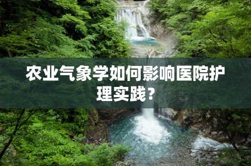 农业气象学如何影响医院护理实践？