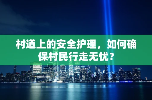 村道上的安全护理，如何确保村民行走无忧？