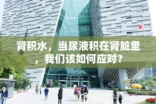 肾积水，当尿液积在肾脏里，我们该如何应对？
