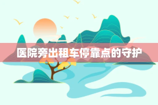 医院旁出租车停靠点的守护